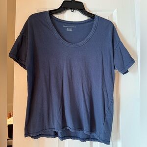 American Eagle Outfitters Navy Short Sleeve Tee